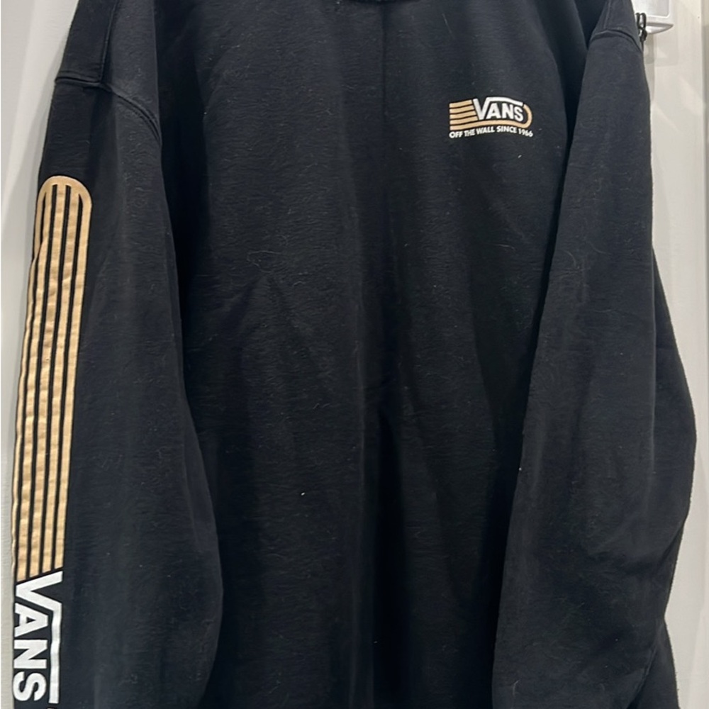 Vans Black Oversized Crewneck men’s medium